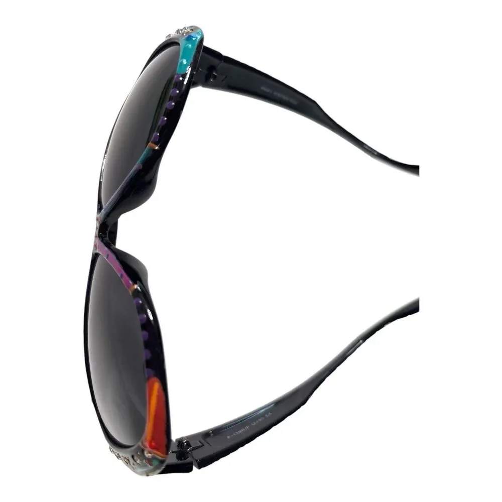 Karin Frye Fit Over Sunglasses Hand Painted One Of A Kind Art For The Face